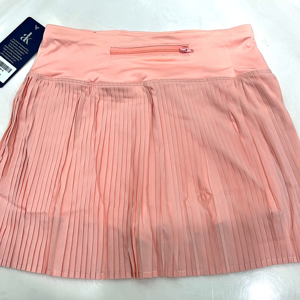 Sexy Soft Pink Pleated Skirt - Picture 2 of 4
